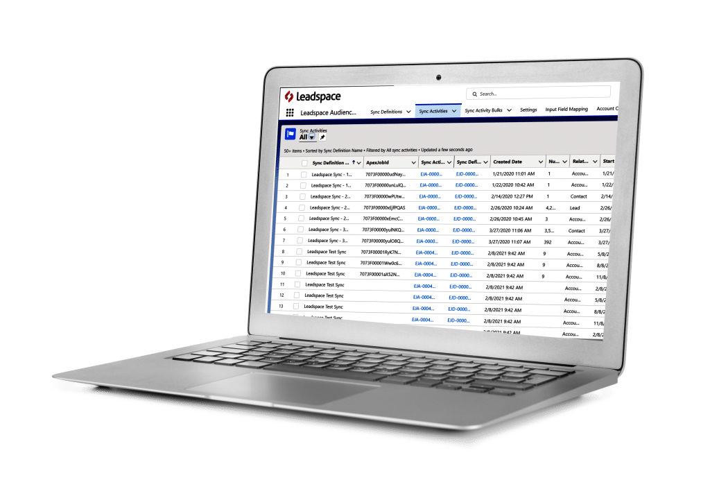 Display of continuous updates on laptop