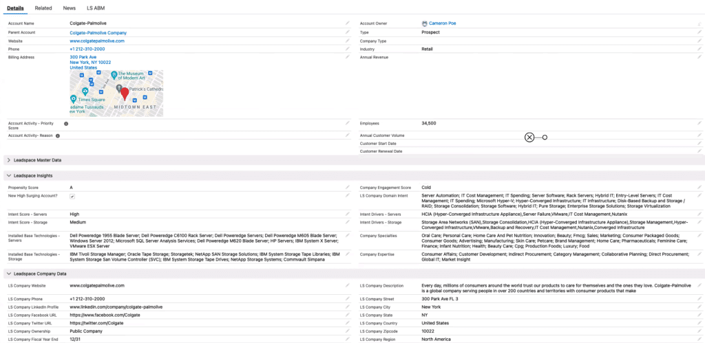 leadspace, b2b customer data platform, integrations